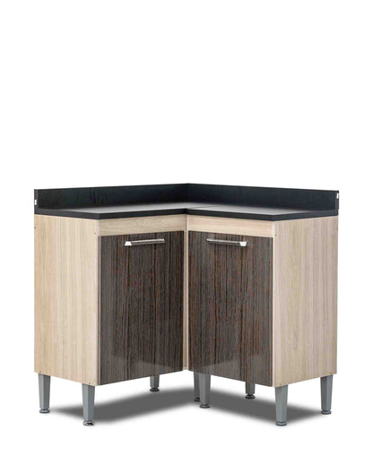 Exotic Designs Kitchen Corner Unit - Grey Ash