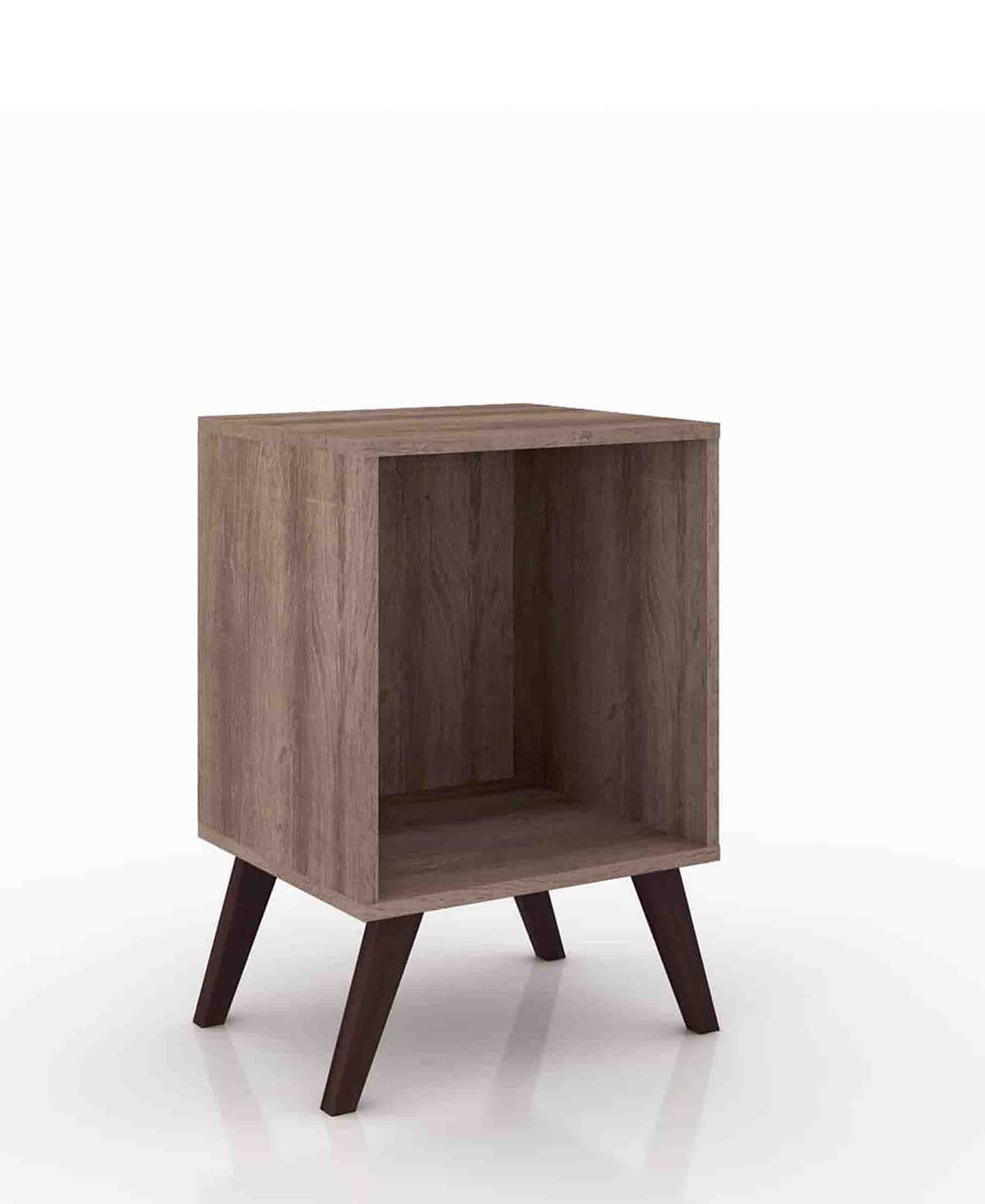 Exotic Designs Modern Nightstand - Rustic