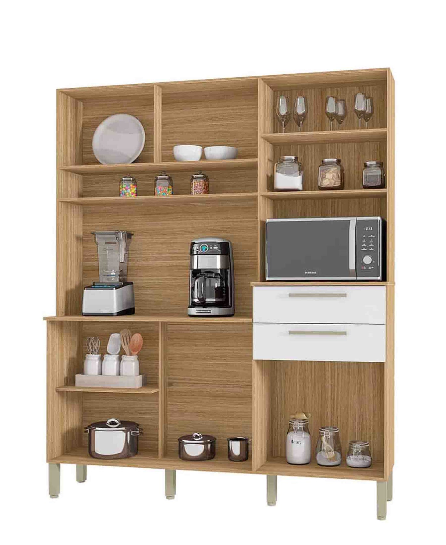 Exotic Designs Montesa Kitchen Dresser - White