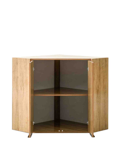 Exotic Designs Top Corner Unit - Walnut & Black