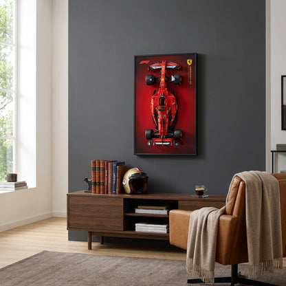 50 x 80cm Car Frame Red