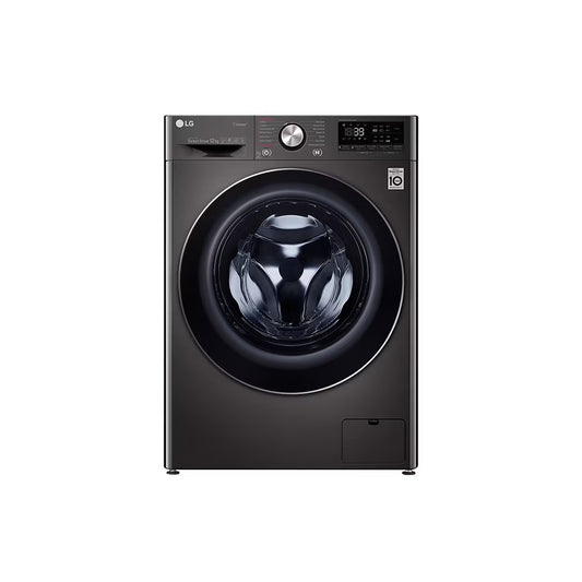 LG 12kg Black Stainless Steel Front Loader Washing Machine