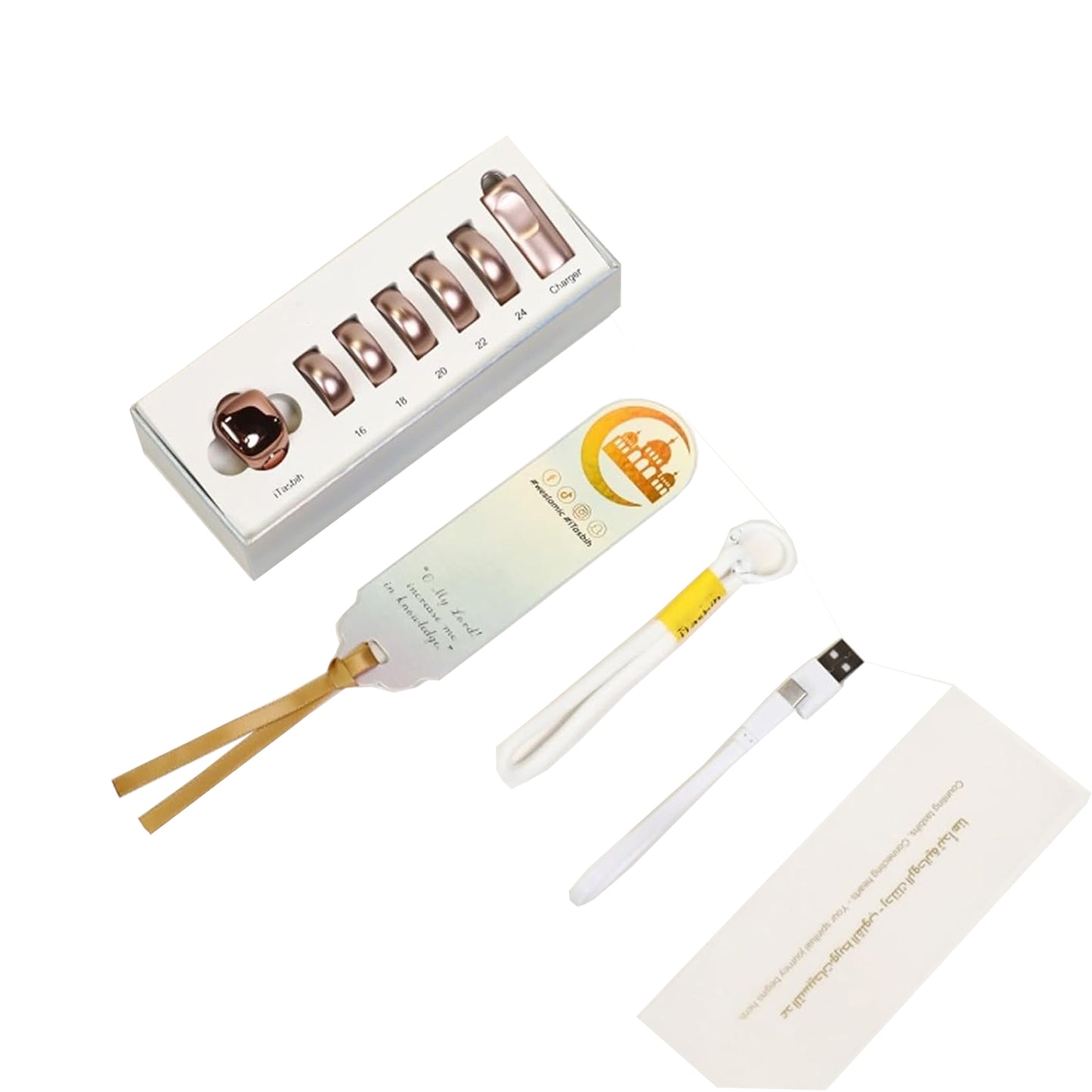 Faith iTasbih Zikr Ring Rose Gold