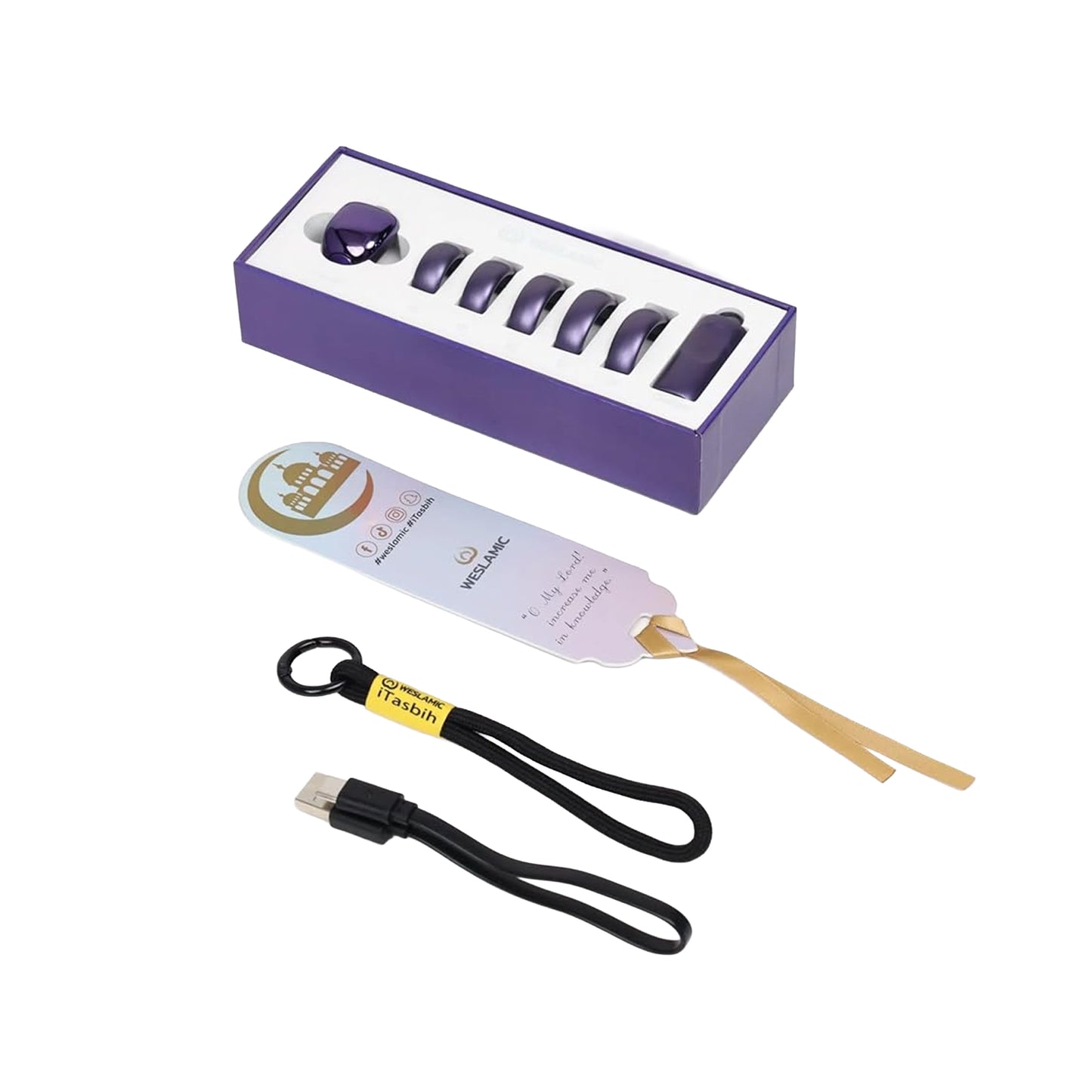 Faith iTasbih Zikr Ring Purple