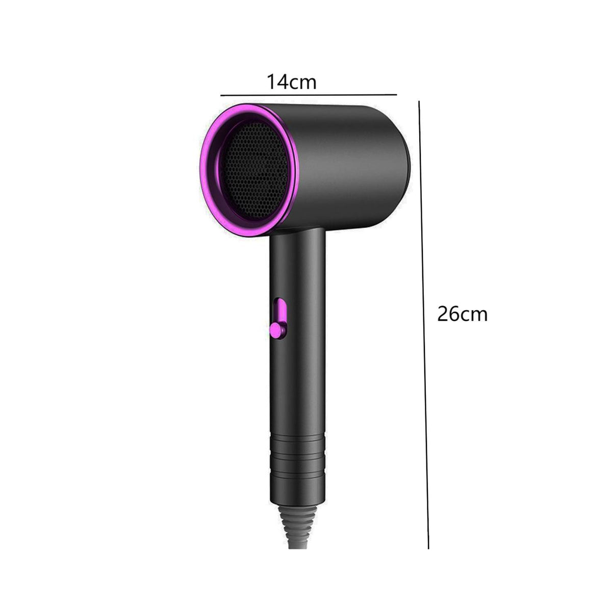 Condere 800W Hairdryer Black & Purple