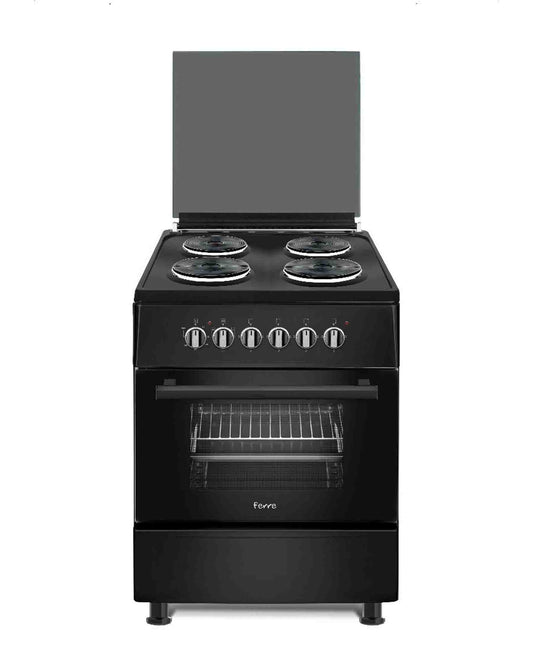 Ferre 60 x 60cm Free Standing Electric Cooker - Black