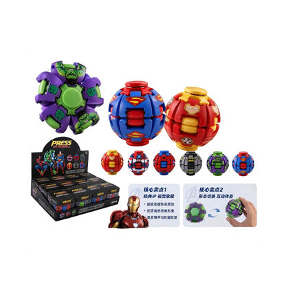Fidget Toy Gyroball Superman - Assorted