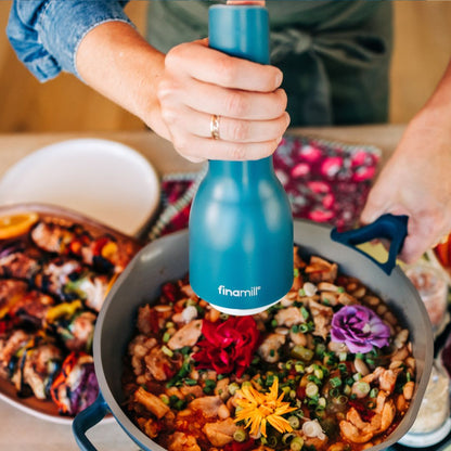 FinaMill Rechargeable Grinder with Pods Ocean Blue