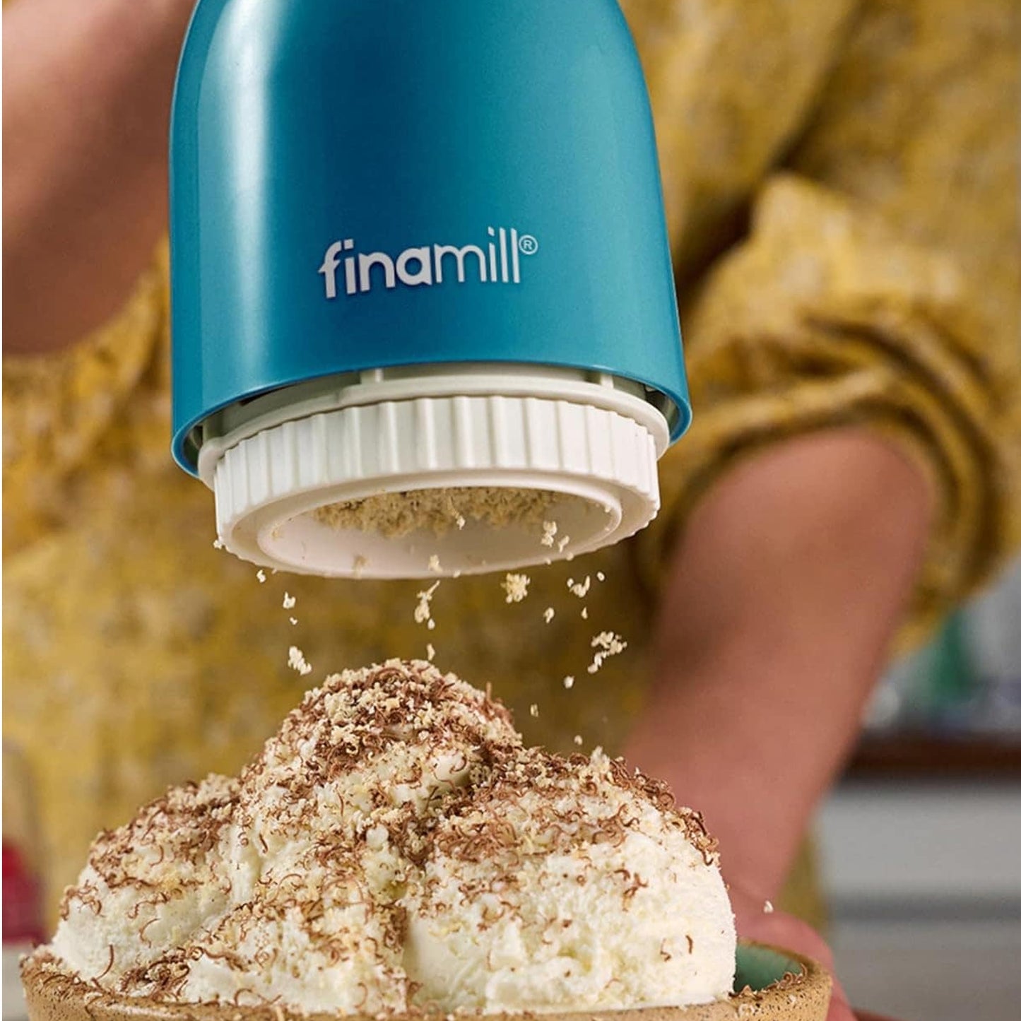 Finamill Battery Operated Grinder Ocean Blue