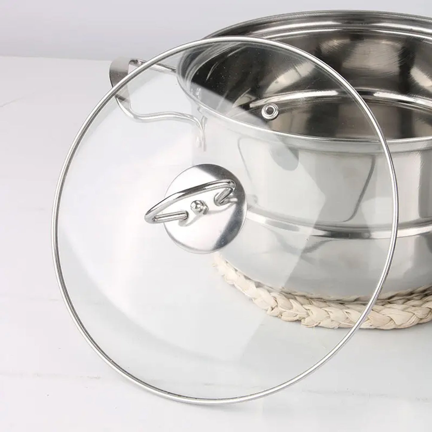First Home Range 18 Piece Stainless Steel Pot Set Silver