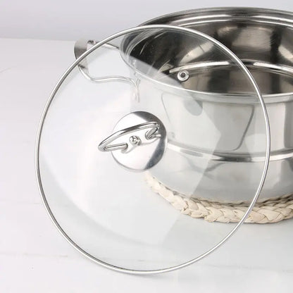 First Home Range 18 Piece Stainless Steel Pot Set Silver