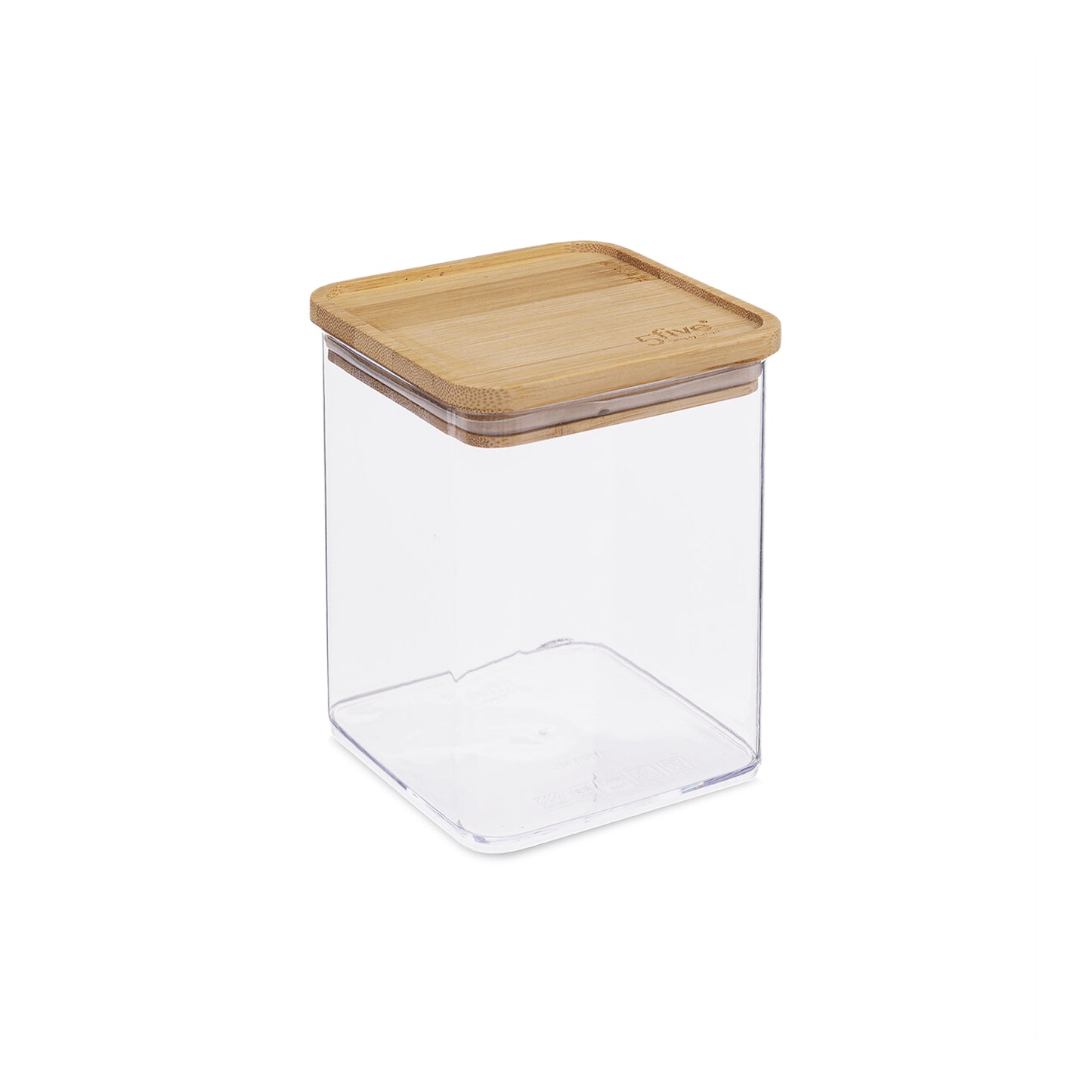 Five 1Lt Airtight Storage Box Clear