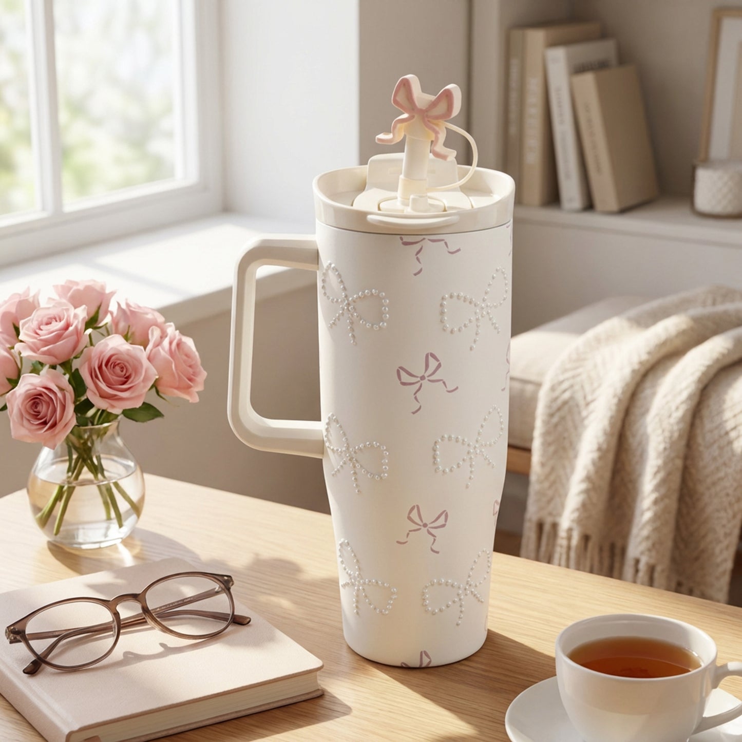 Bow Design 1.2Lt Flask White