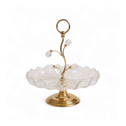 The Venus Flower Design Tray Gold