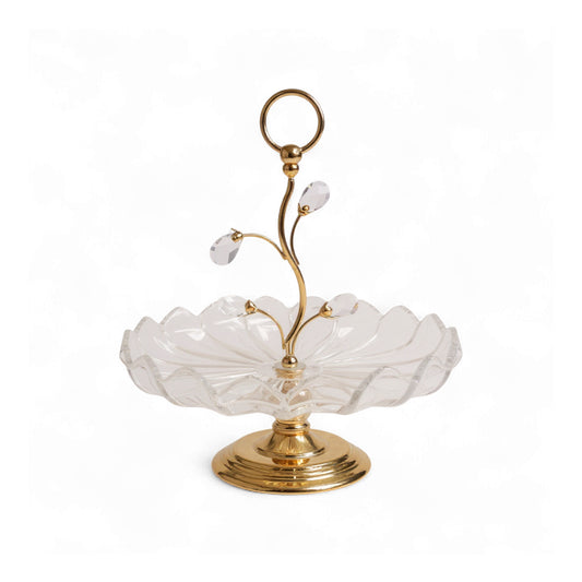 The Venus Flower Design Tray Gold