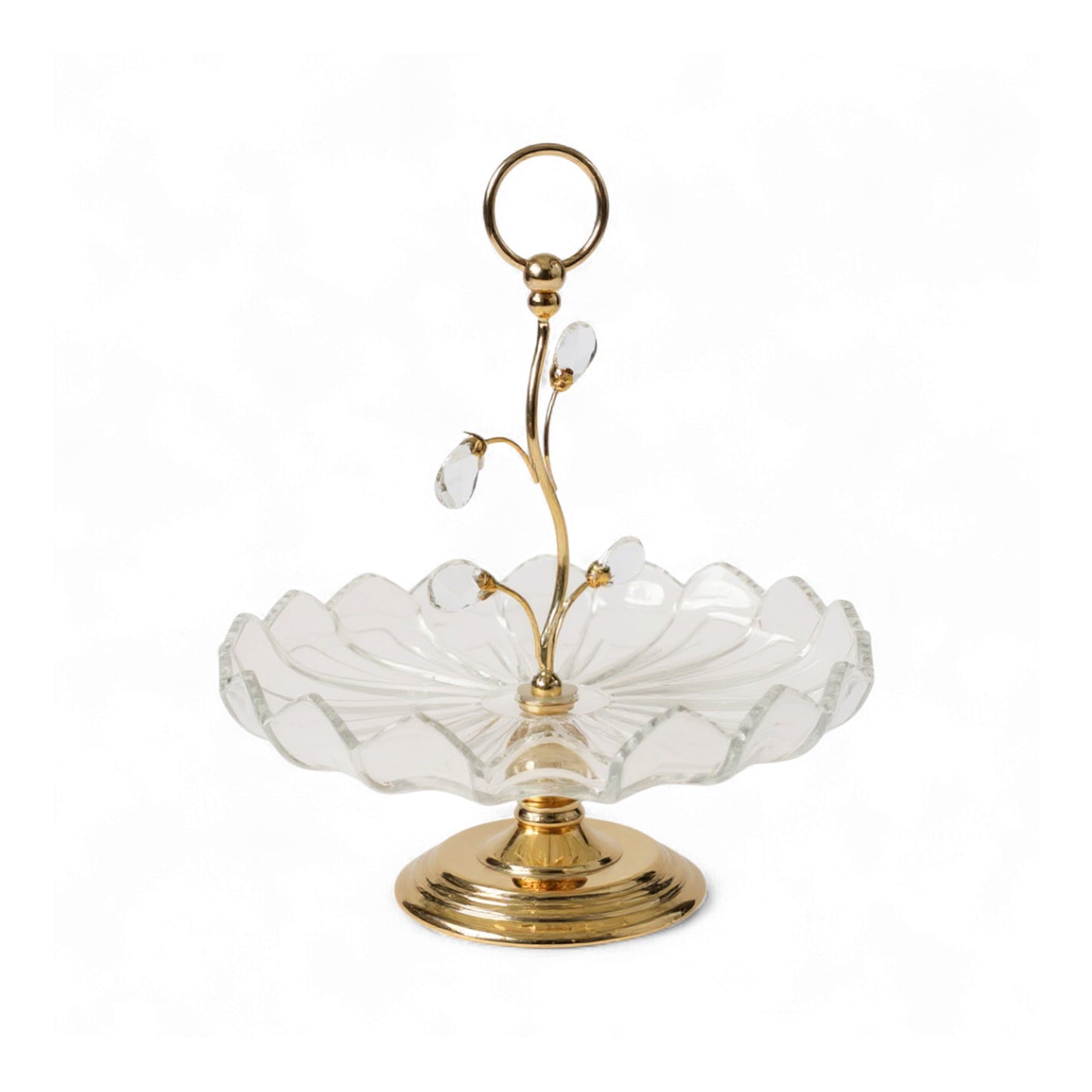 The Venus Flower Design Tray Gold