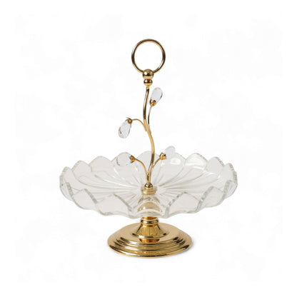 The Venus Flower Design Tray Gold