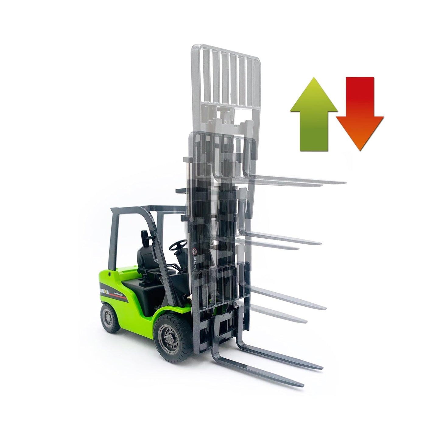 RC Forklift With APP Control Green