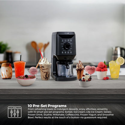 Riva Frosty Ice Cream & Treat Maker Black