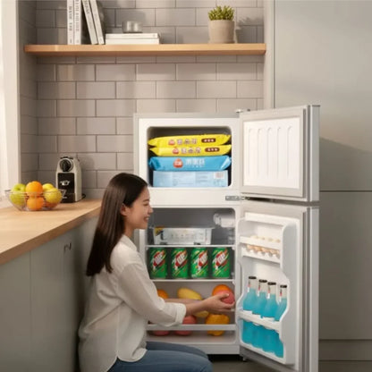 Goldair 120L Double Door Fridge Freezer White GDD-120