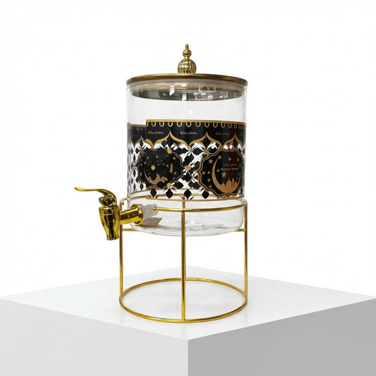3.6lt Islamic Print Beverage Dispenser Clear