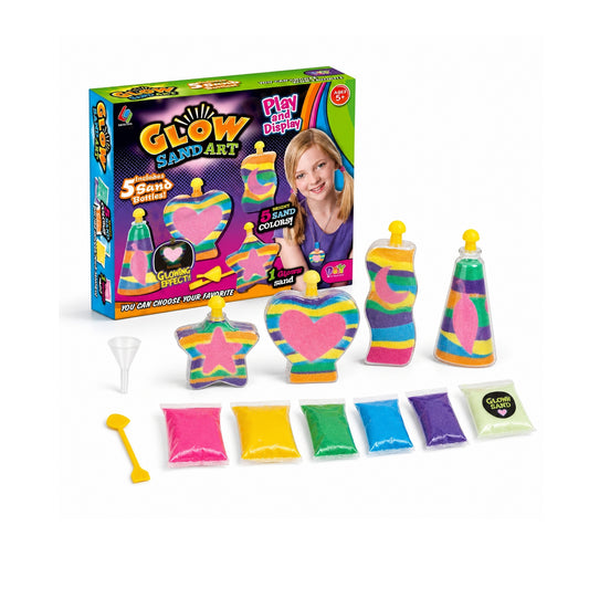 Glow Sand Art Kit Multicoloured