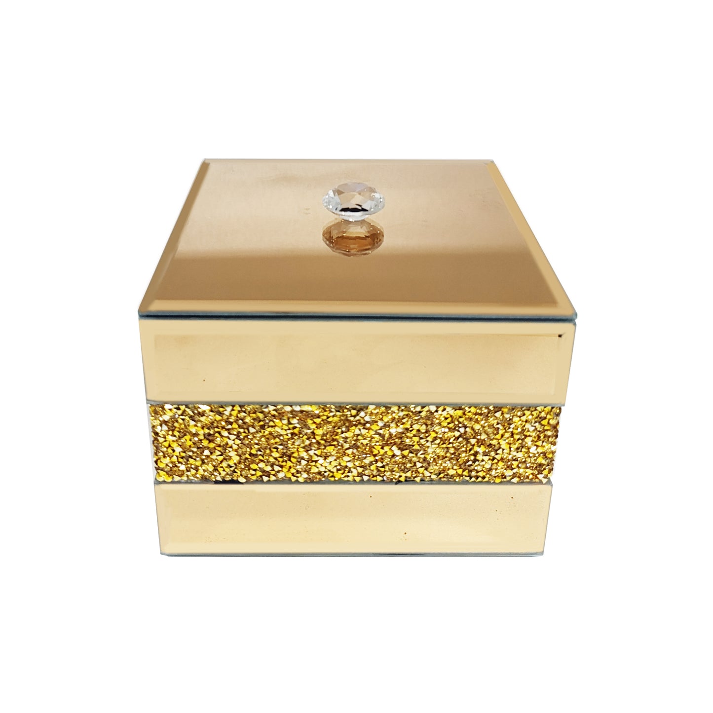 Exotic Designs Gold Square Box