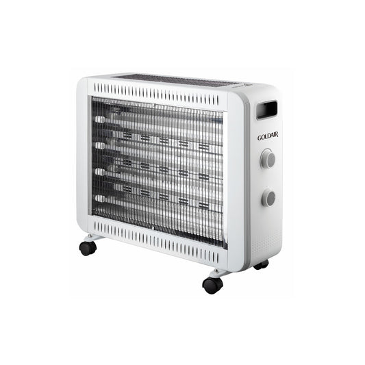 Goldair 6 Bar Quartz Heater White