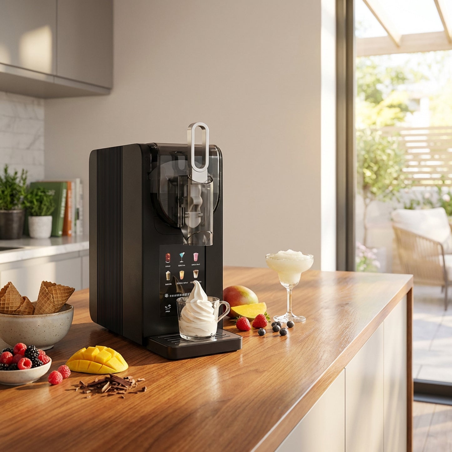 Goldair Slush & Soft Serve Maker Black