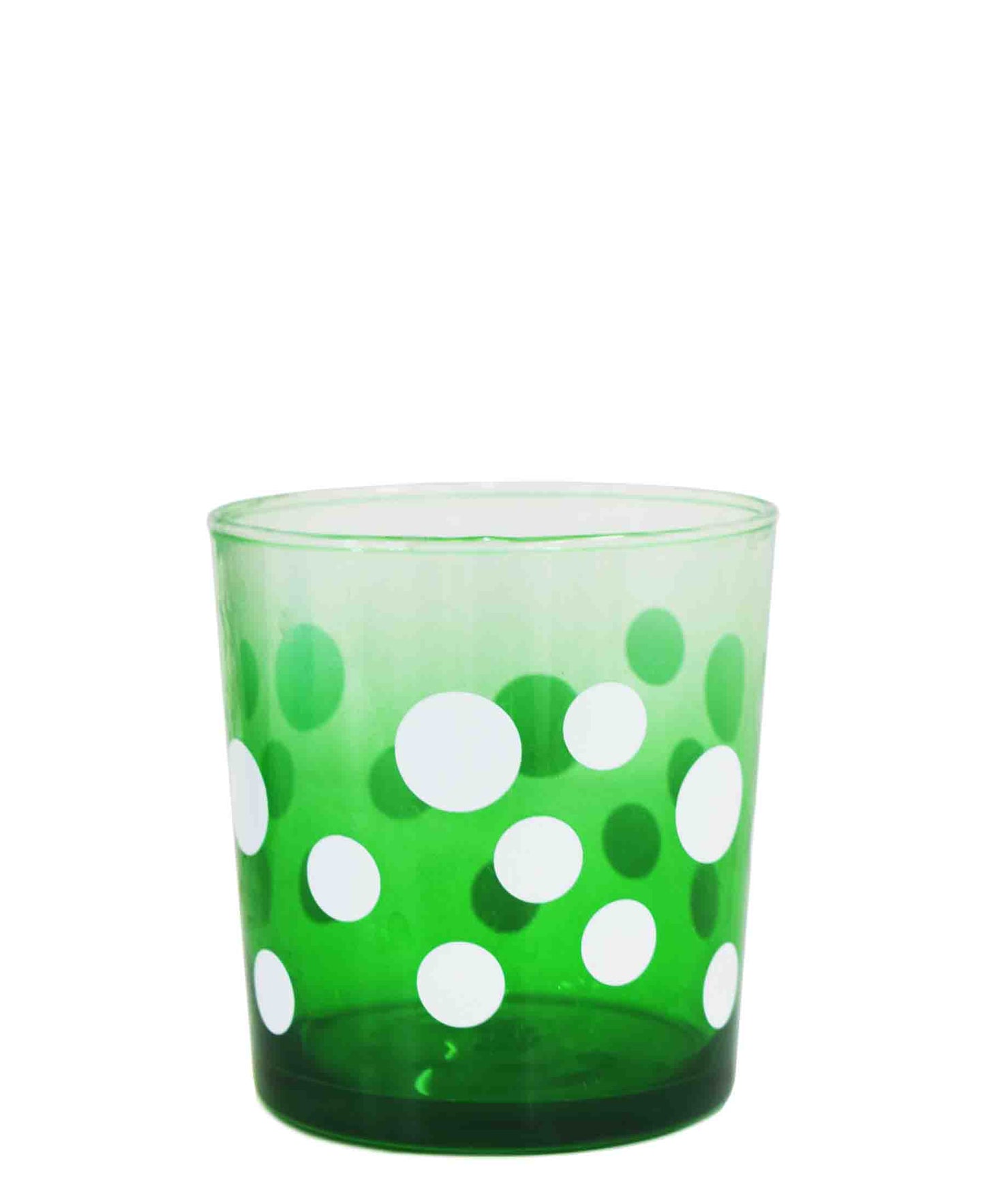 Izmir Collection Polka Dot Glass - Green