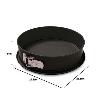 Guardini 26cm Carbon Steel Springform Cake Pan Black