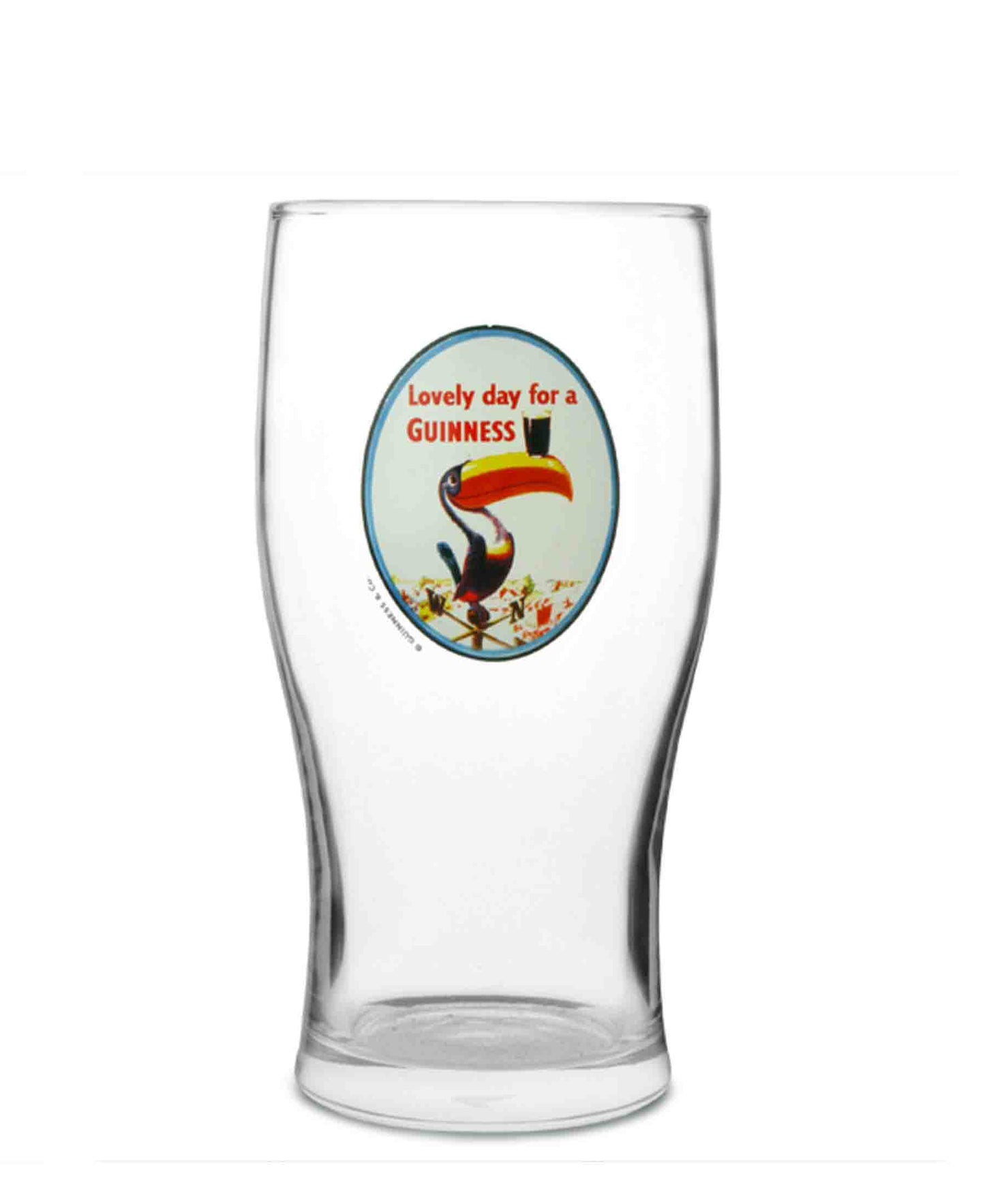 Izmir Collection 568ml Toucan Pint Glass - Clear