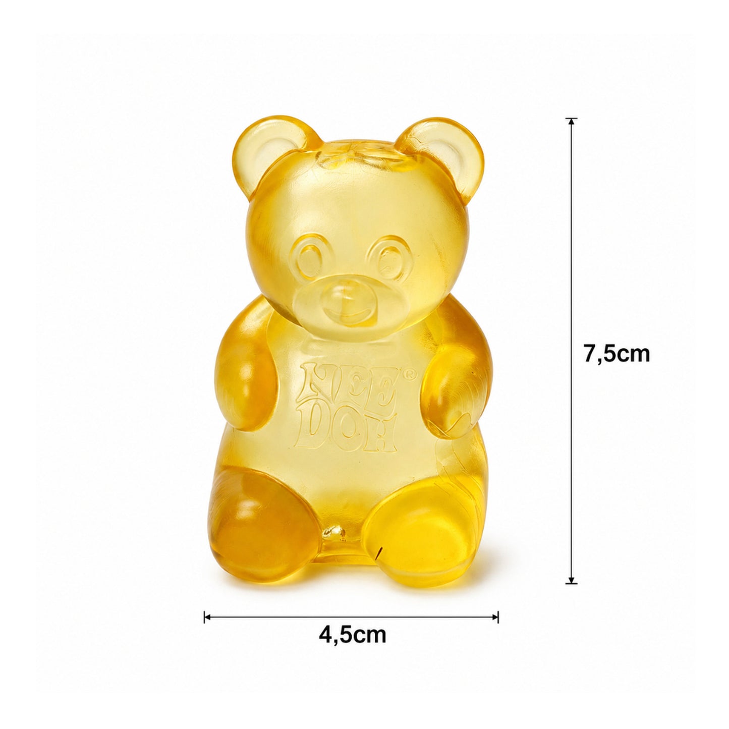Gummy Bear Squeeze Toy Yellow