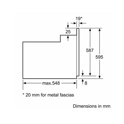 Bosch Series 2 60cm Built-In Oven Black