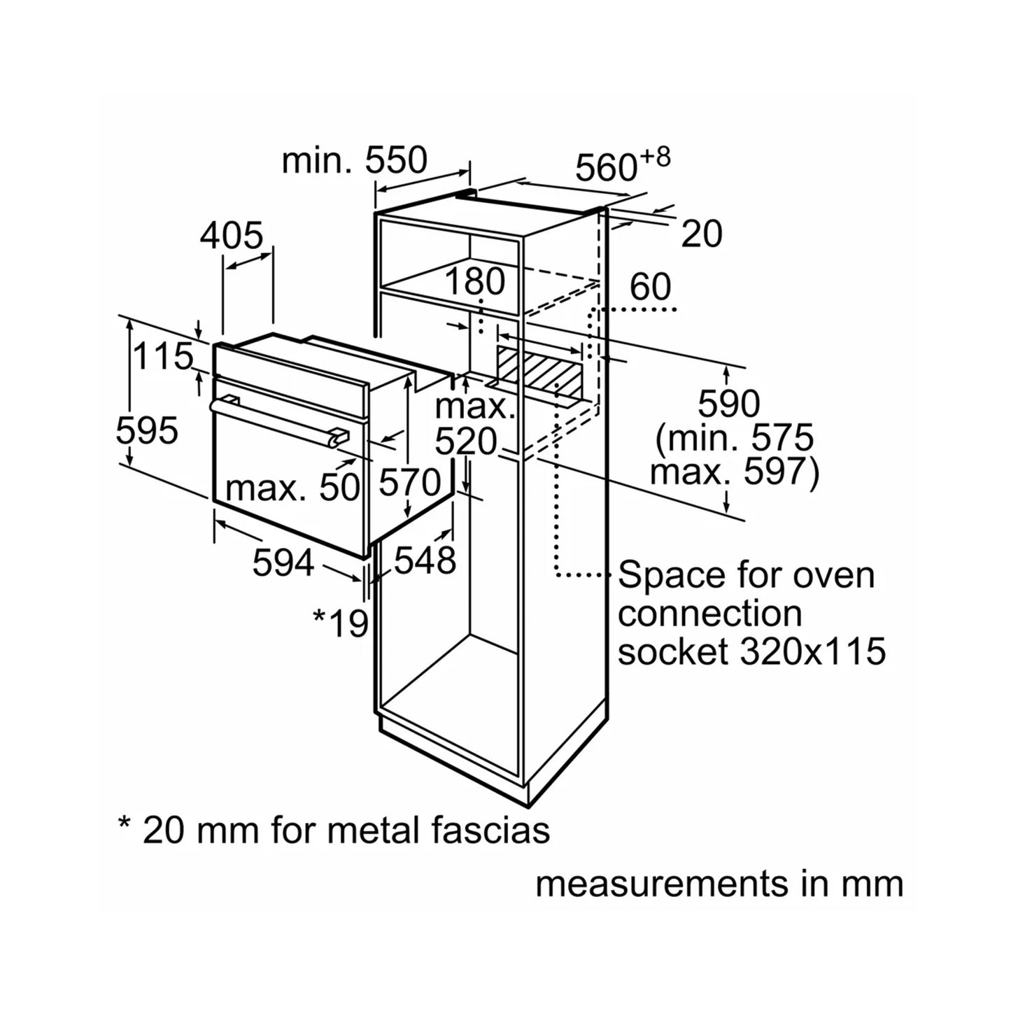 Bosch Series 2 60cm Built-In Oven Black