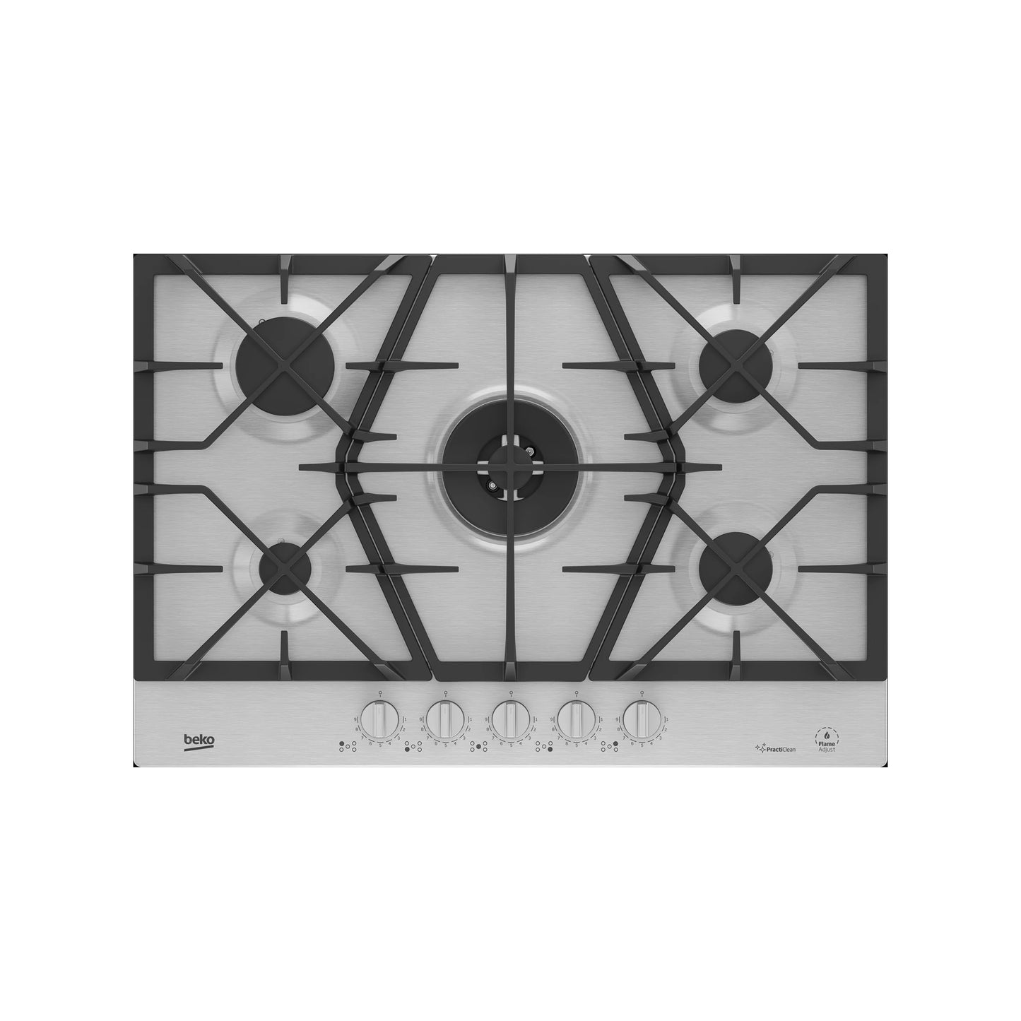 Beko 75cm Gas Hob Stainless Steel Inox