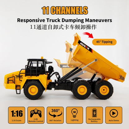 RC Dump Truck Yellow