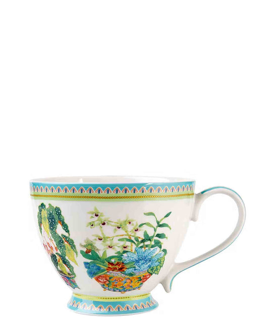 Maxwell & Williams Gabby Malpas Jardin Orchid Footed Cup - White