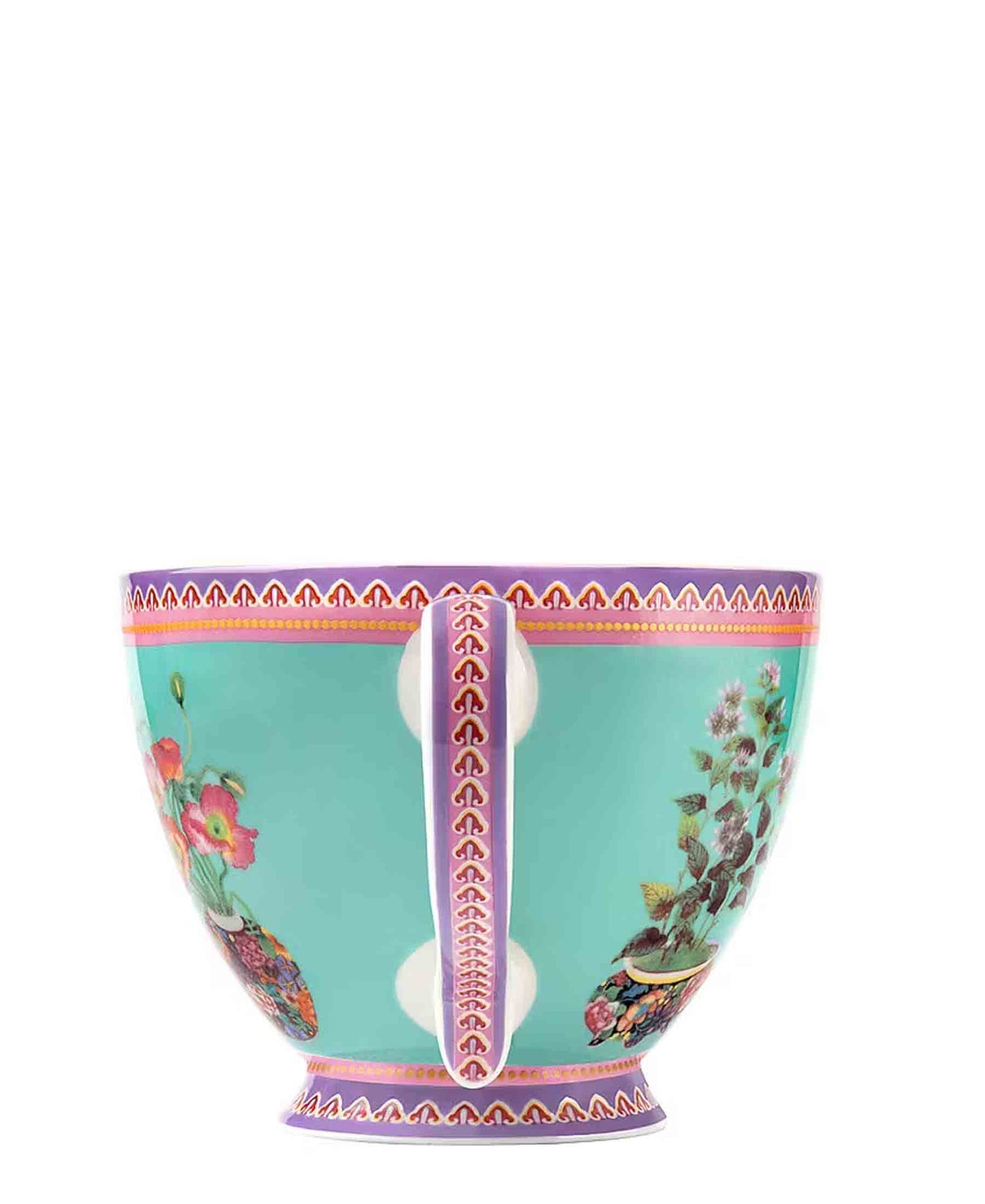 Maxwell & Williams Gabby Malpas Jardin Poppy Footed Cup - Blue