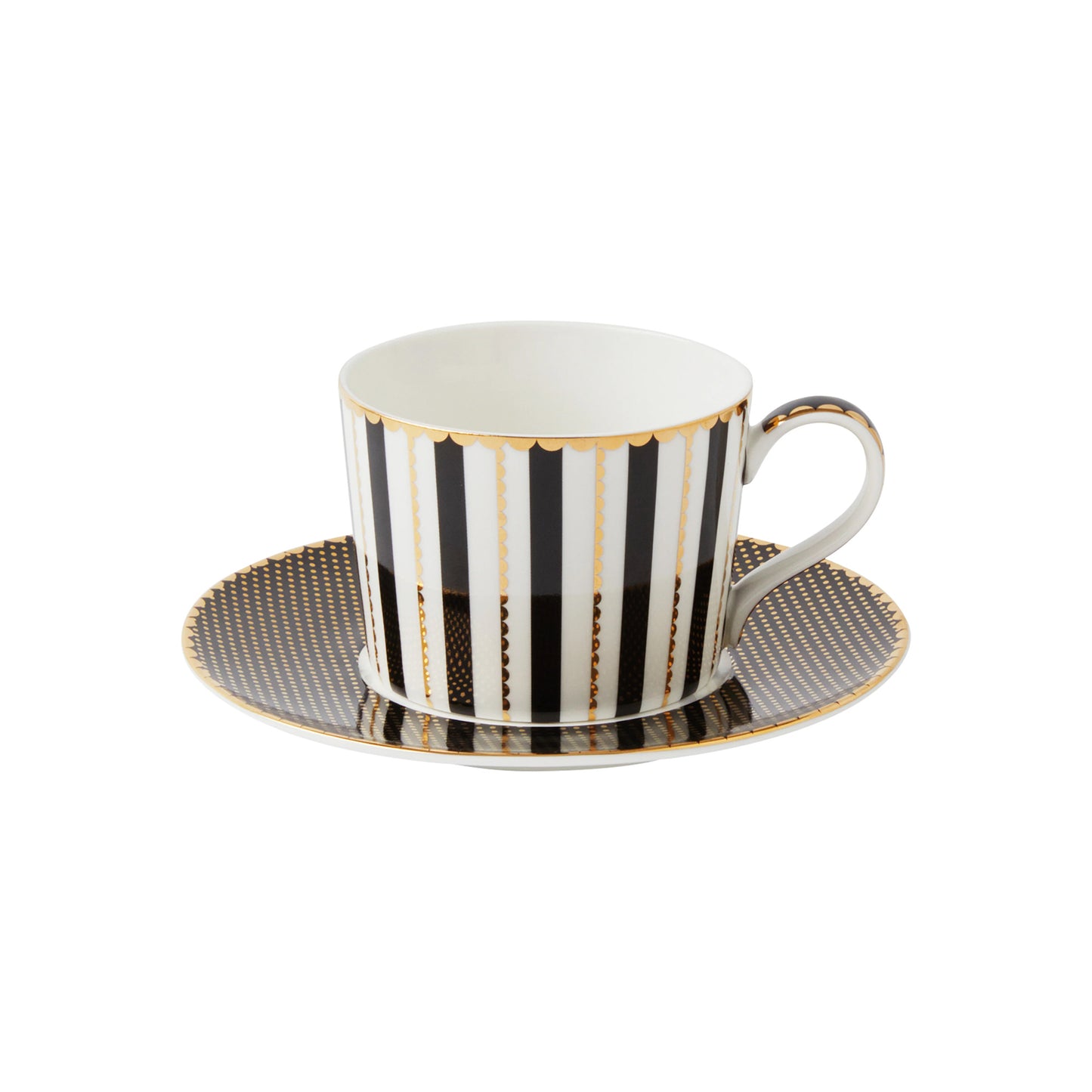 Maxwell & Williams Teas & C's 240ml Regency Cup & Saucer Black