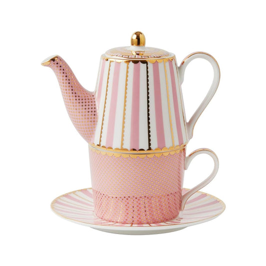 Maxwell & Williams Teas & C's 340ml Regency Tea For One With Infuser Pink
