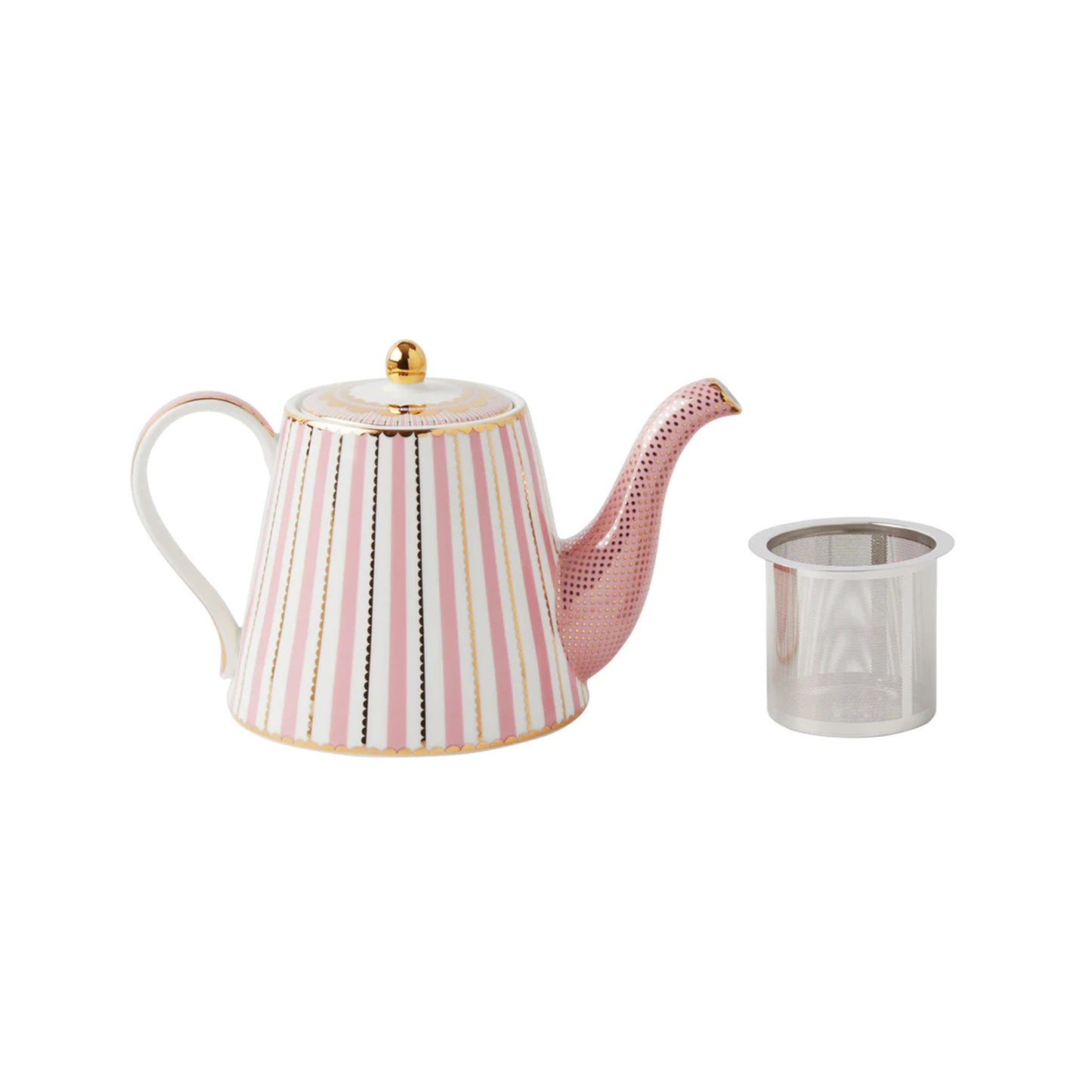 Maxwell & Williams Teas & Cs 1Lt Regency Teapot With Infuser Pink