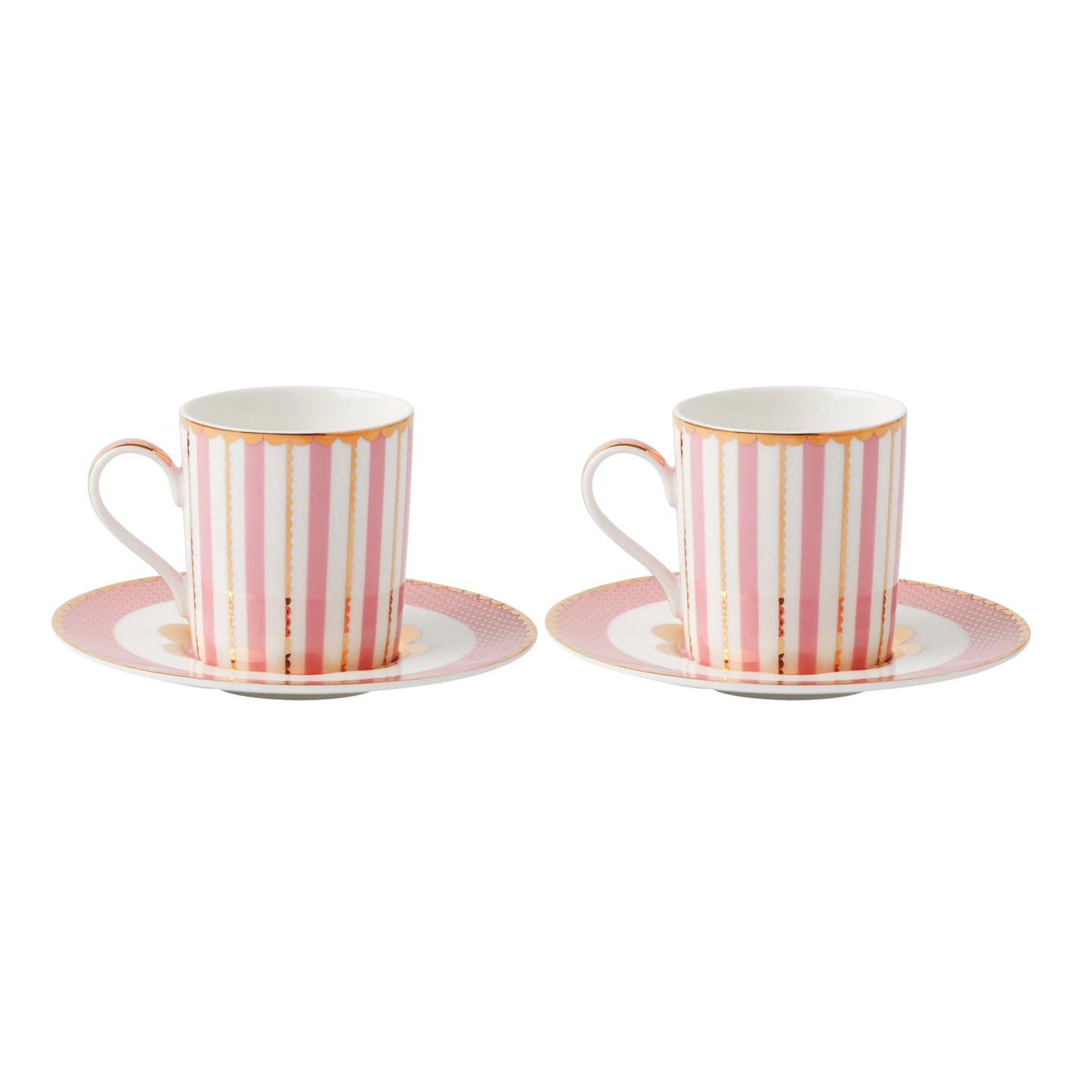 Maxwell & Williams Teas & C's 2 Piece 100ml Regency Demi Cup & Saucer Set Pink