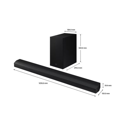 Samsung B-Series Soundbar & 5.1ch Sub Woofer Black