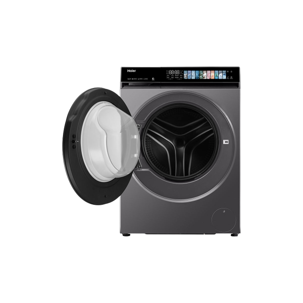 Haier 10.5kg Front Load Washing Machine - Jade Ink Silver