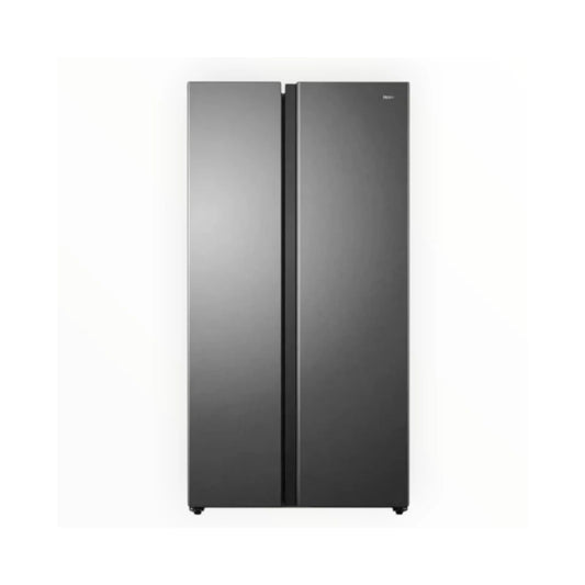 Haier 514L Side-by-Side Refrigerator - Black Sand Silver