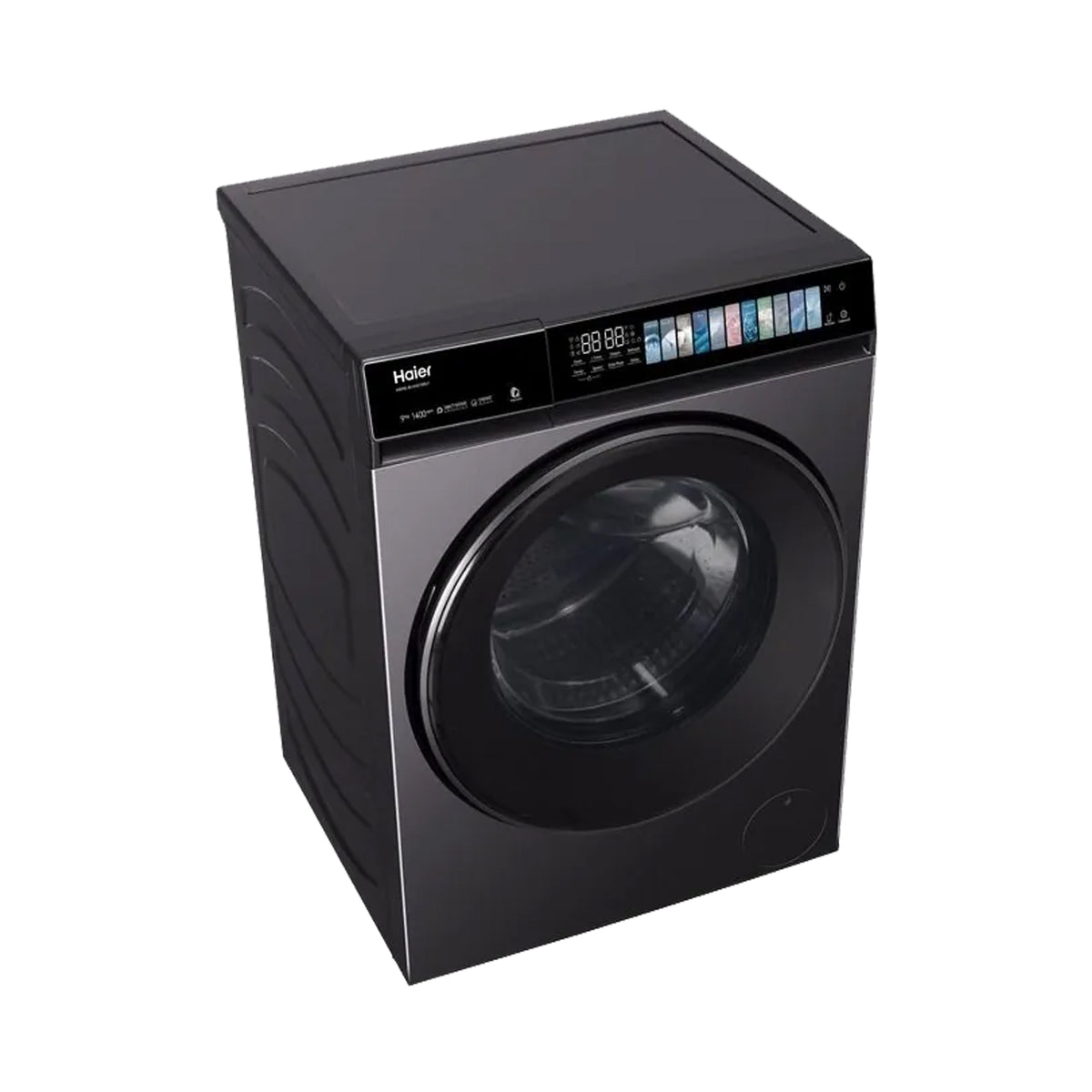 Haier 9kg X7 Series Front Load Washing Machine - Jade Ink Silver