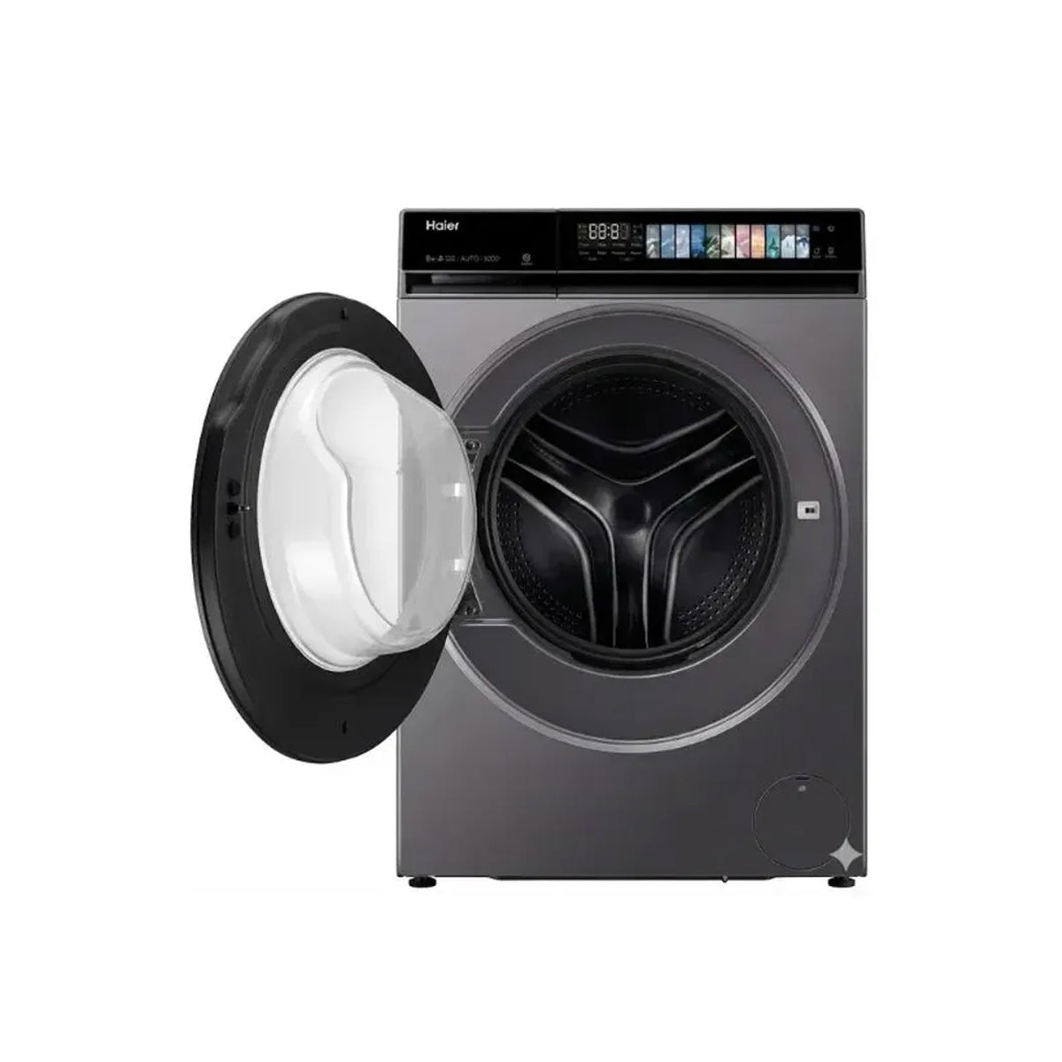 Haier 9kg X7 Series Front Load Washing Machine - Jade Ink Silver