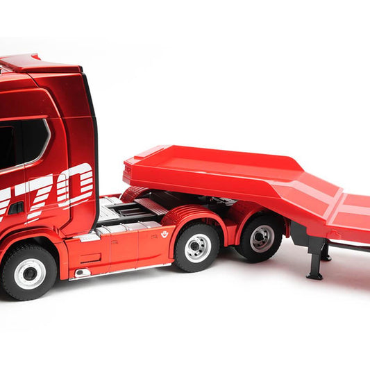 RC Scania Truck & Flatbed Trailer Red