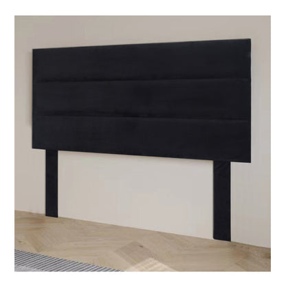 Exotic Designs Florence 3 Bump Headboard Black